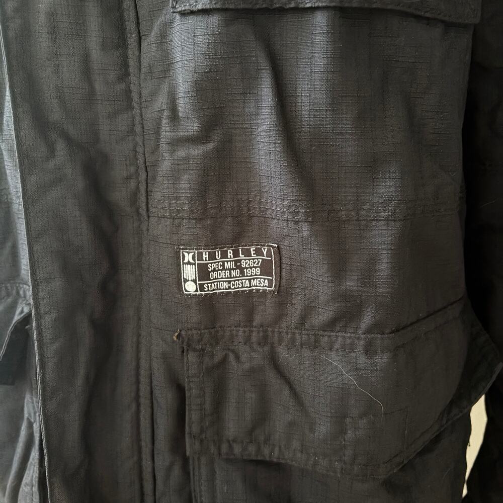 Hurley Winter Parka Black Size Small - Picture 8 of 10
